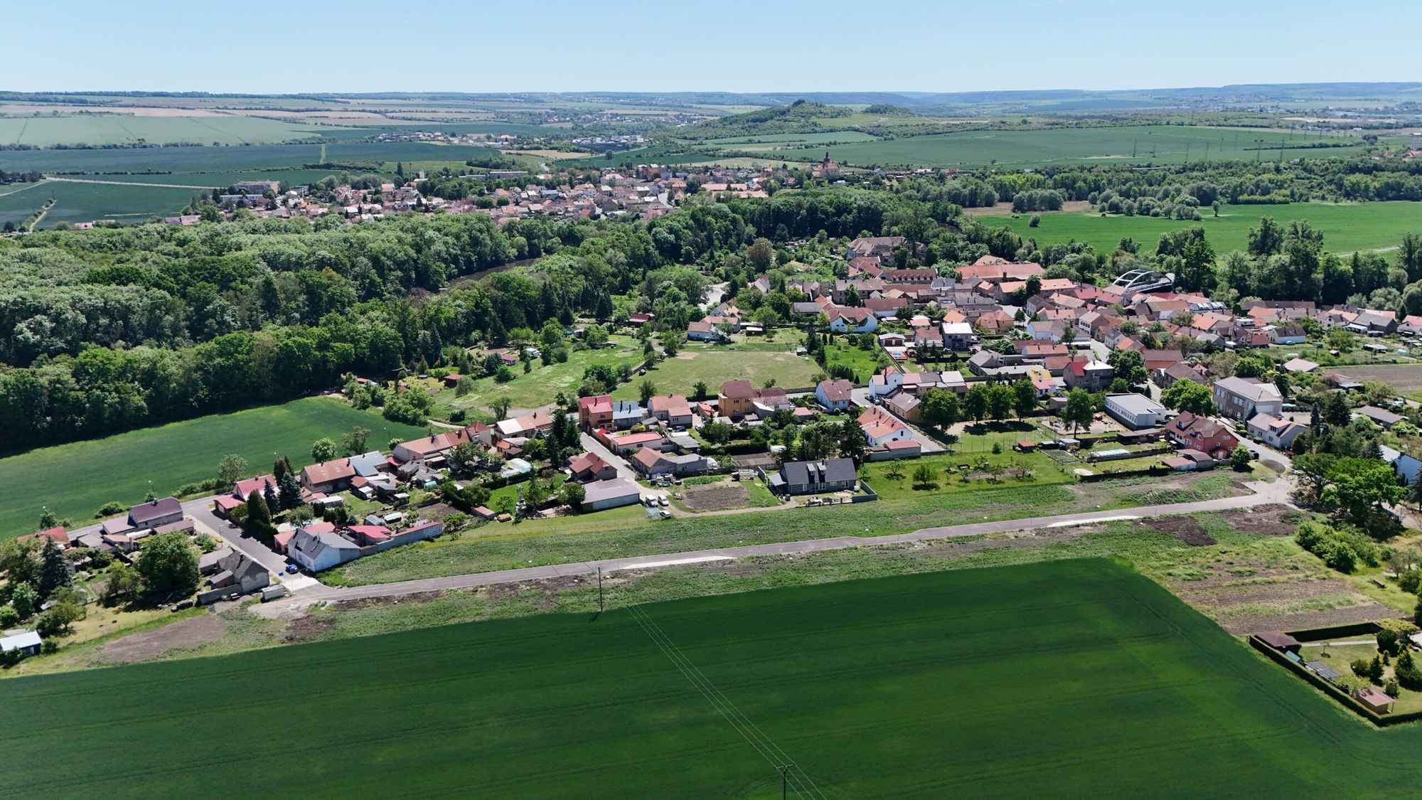 Stavební pozemek ve Vršovicích u Loun